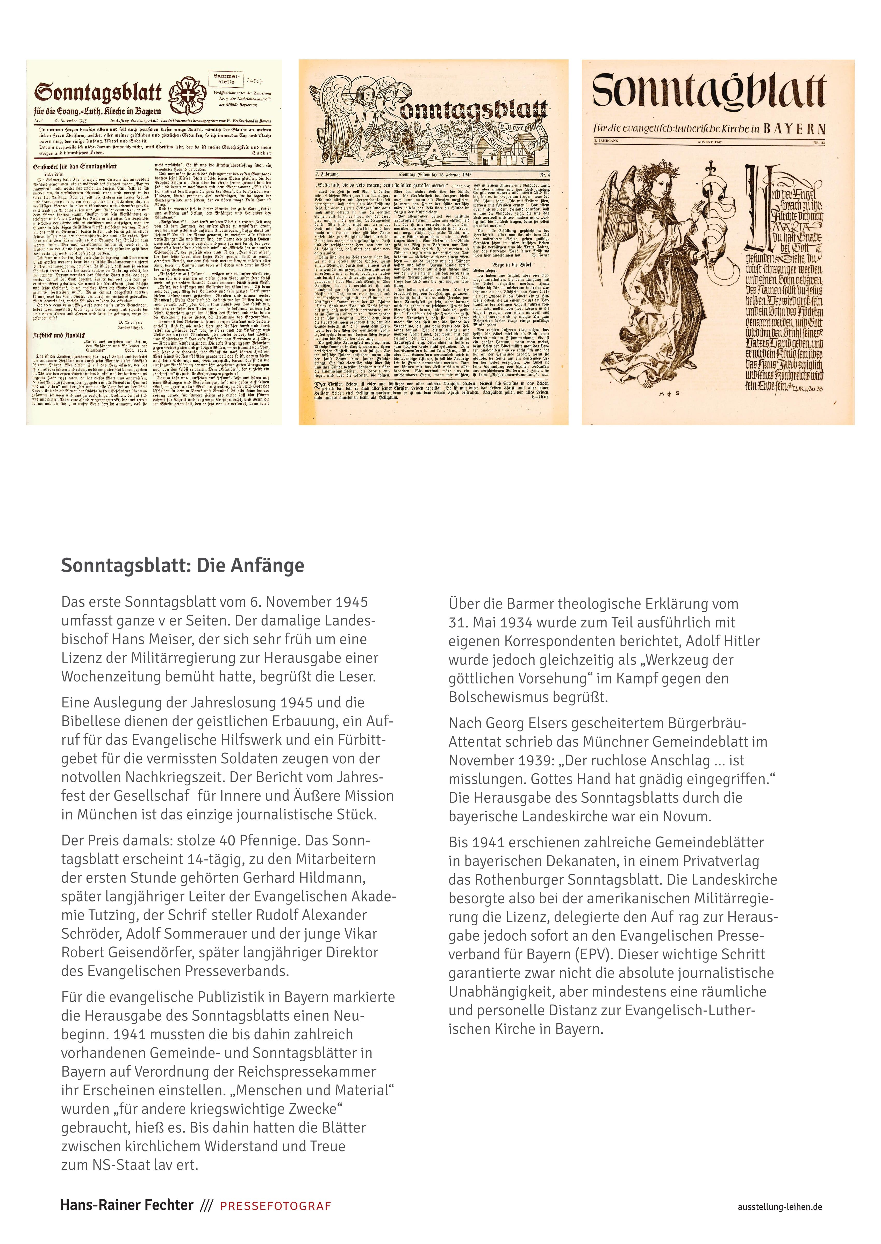 Hans-Rainer Fechter: Pressefotografie in Franken