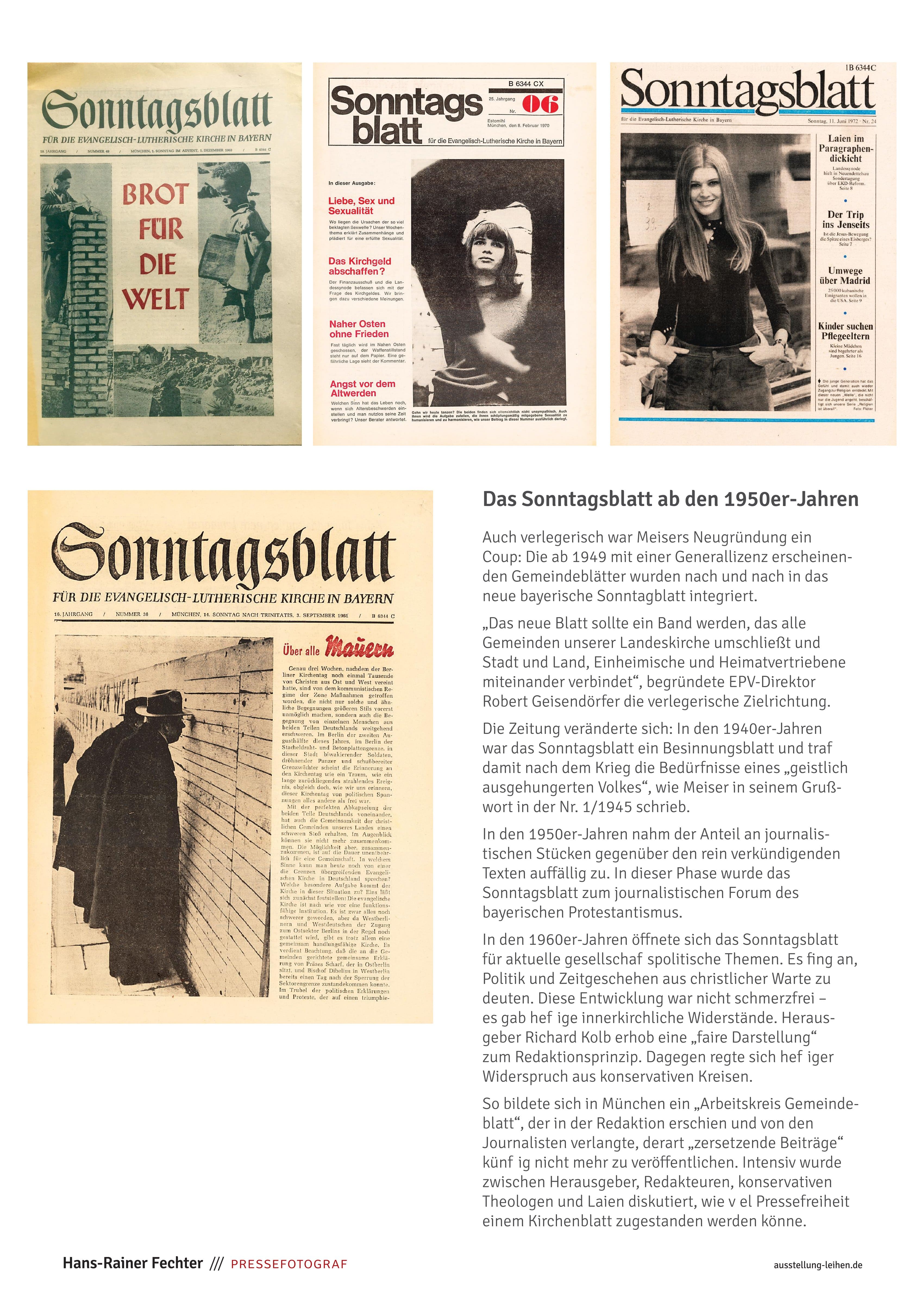 Hans-Rainer Fechter: Pressefotografie in Franken