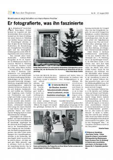 Hans-Rainer Fechter Ausstellung Fotografie in Franken