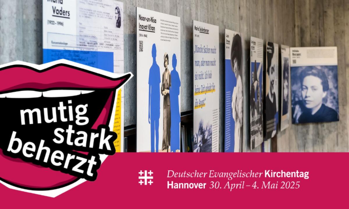 Kirchentag 2025 zeigt Ausstellung "Frauen im Widerstand"