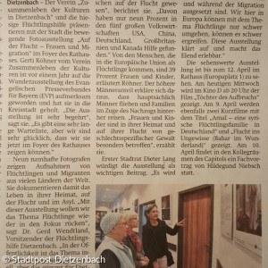 Artikel in "Stadtpost Dietzenbach", 08.08.19